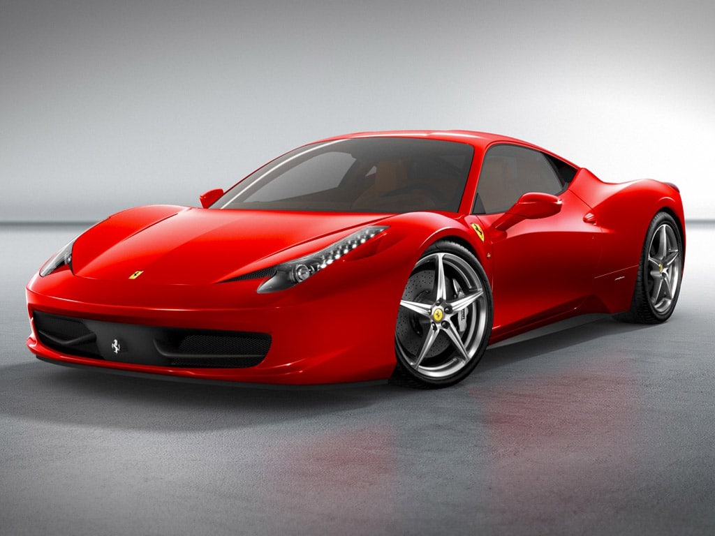 2010 Ferrari 458 Italia otomobil arşiv görseli