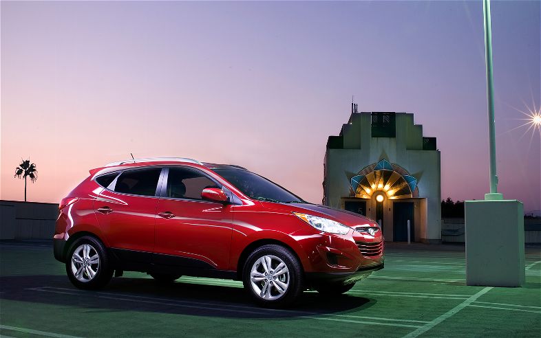 2012 Hyundai Tucson yan profil ve ön tasarım