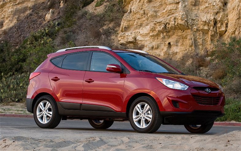 2012 Hyundai Tucson sağ ön çapraz dış görünüm