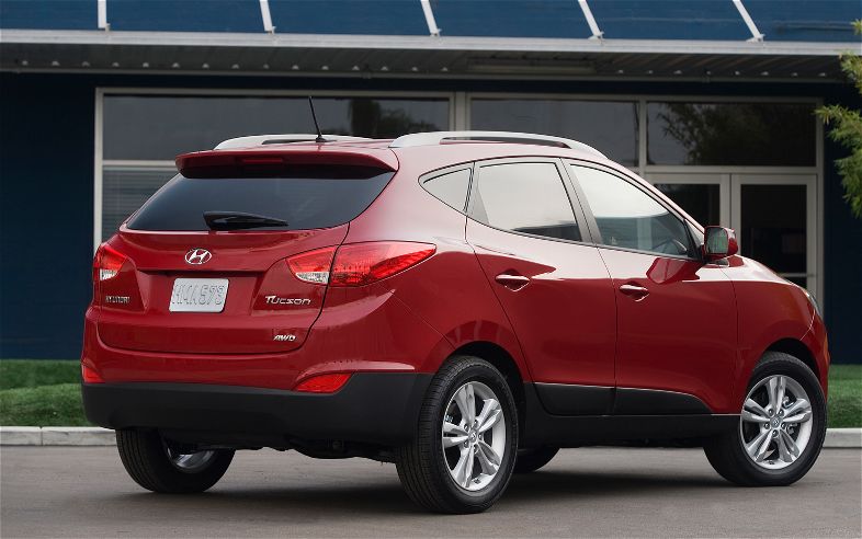 2012 Hyundai Tucson AWD arka çapraz görünüm