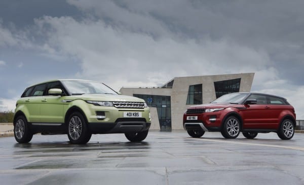 2012 Range Rover Evoque beş kapılı ve Coupé modelleri