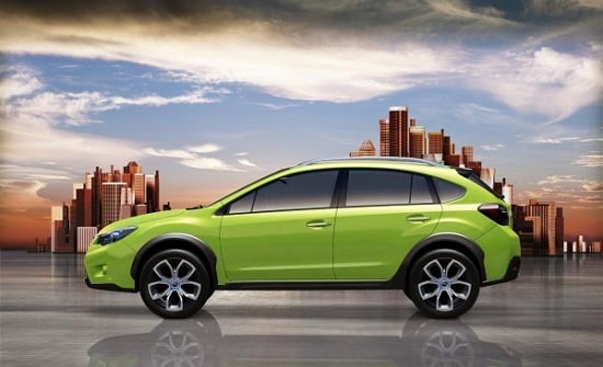 Subaru XV Concept tam yan profil görünümü