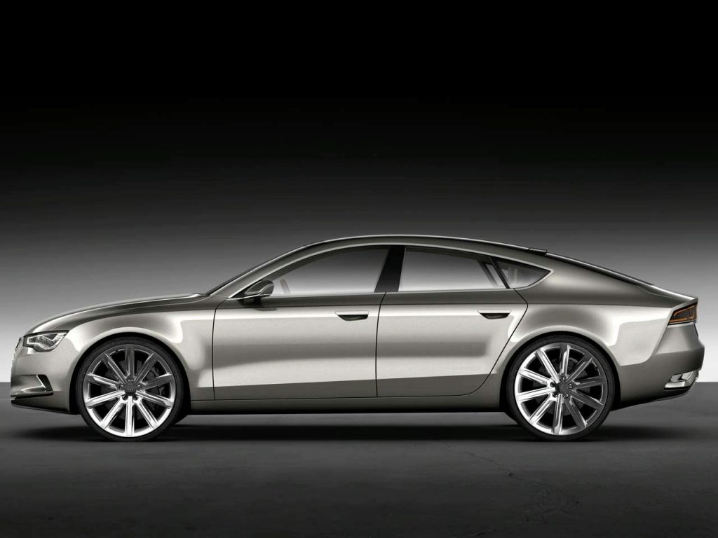 2009 Audi Sportback Concept sol yan profil görünümü