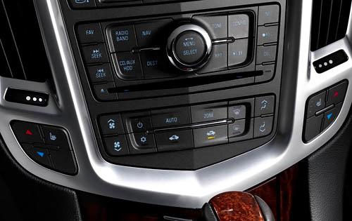 Cadillac SRX orta konsol kumandaları
