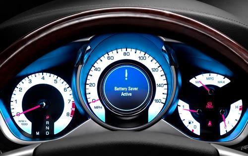 Cadillac SRX gösterge paneli