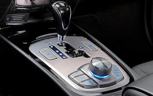 Genesis orta konsol sekiz ileri otomatik vites seçicisi