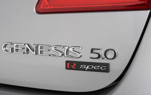 Genesis 5.0 R-Spec bagaj kapağı rozeti