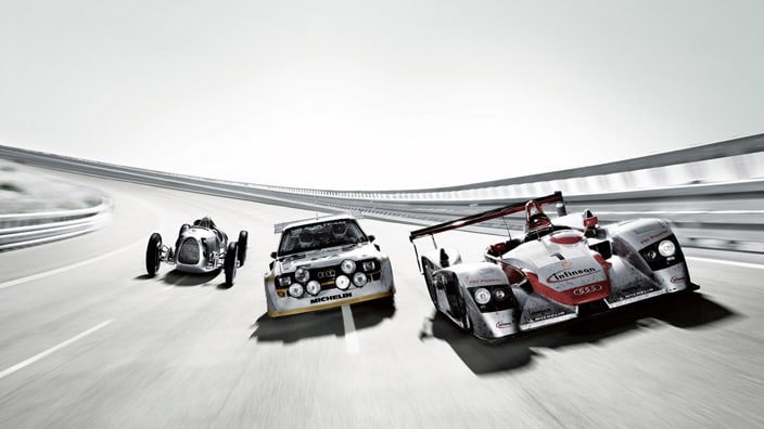 Audi motorspor tarihinden üç yarış otomobili