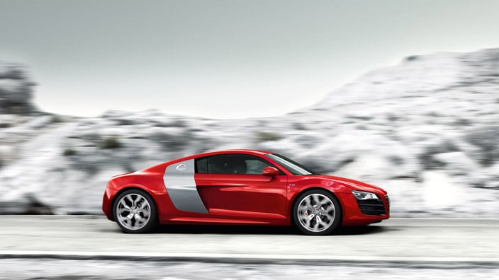 2012 Audi R8 otomobil arşiv görseli