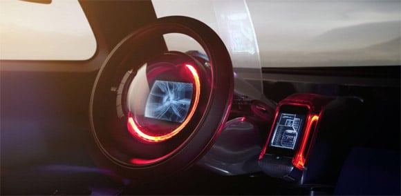 Citroën Tubik Concept Cyclotron sürücü alanı