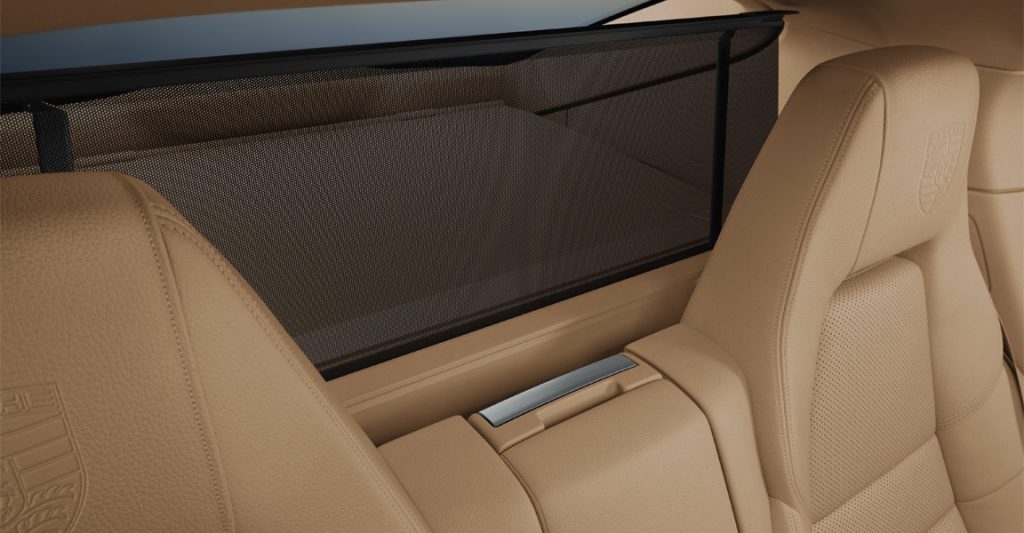 Panamera arka cam güneş perdesi