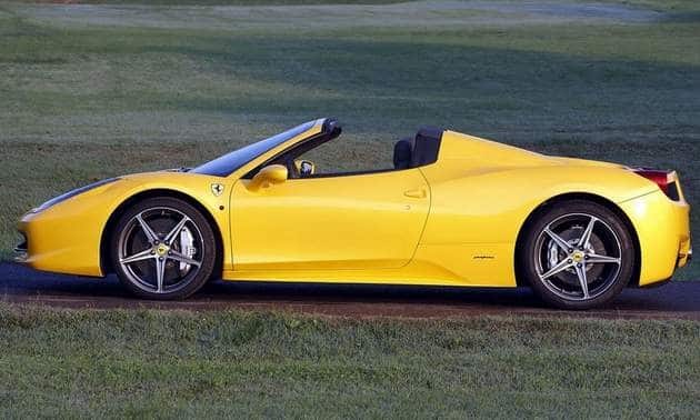 2012 Ferrari 458 Italia Spyder otomobil arşiv görseli