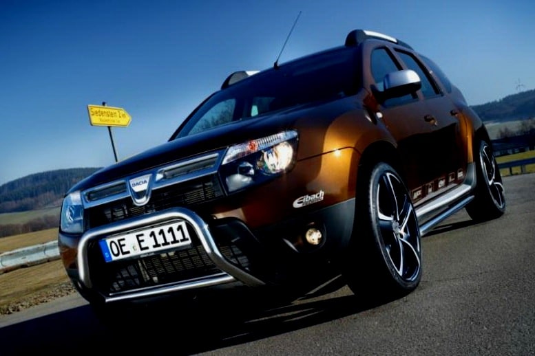 Dacia Duster Giacuzzo ön koruma barı ve Alutec Shark jantlar