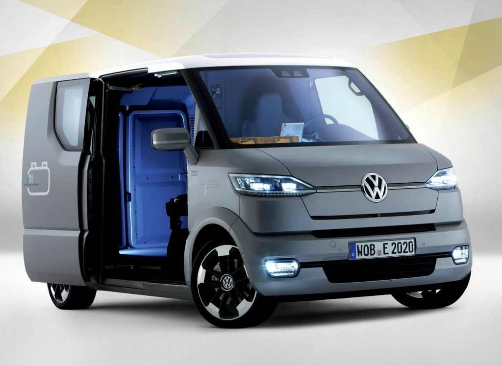 Volkswagen eT konsepti elektrikli teslimat aracı dış görünümü