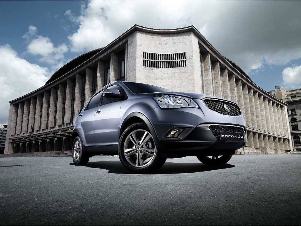 SsangYong Korando SUV önden üç çeyrek görünüm