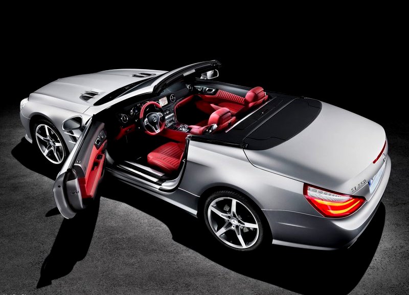 2013 Mercedes-Benz SL açık tavanlı SL 350 arka üst görünüm