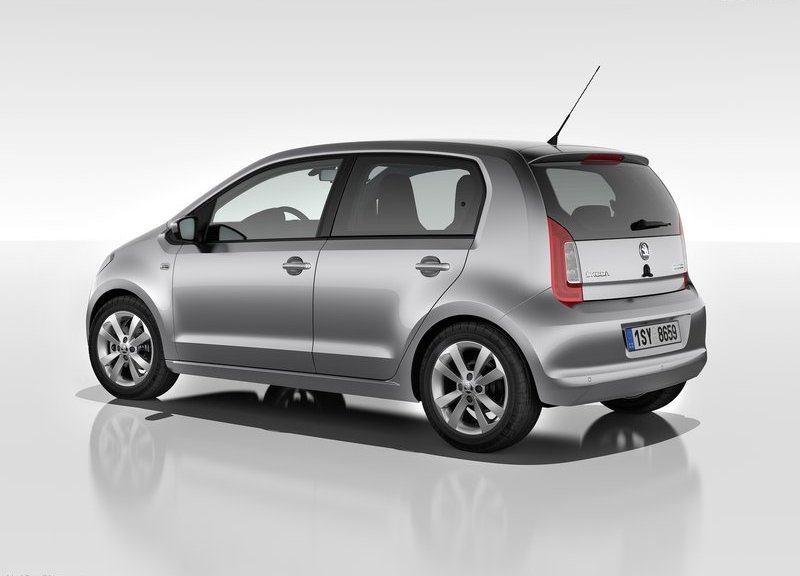 Skoda Citigo arka üç çeyrek görünüm