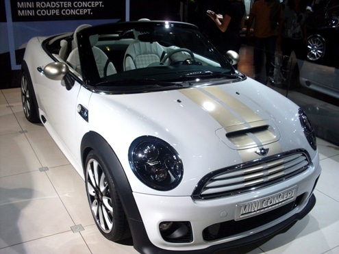 Mini Roadster Concept White konsept otomobil arşiv görseli