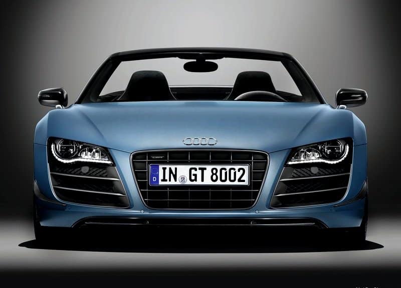 R8 GT Spyder gövde ve tavan görünümü