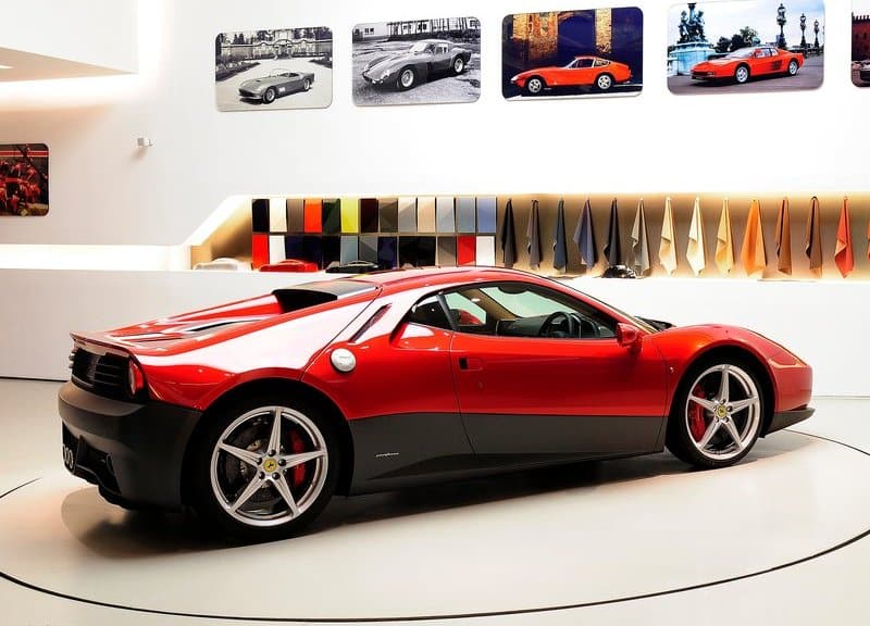Ferrari Sp12 Ec otomobil arşiv görseli