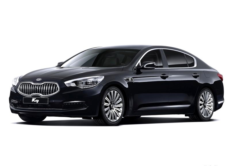 Kia Luxury Car Kia K 9 otomobil arşiv görseli