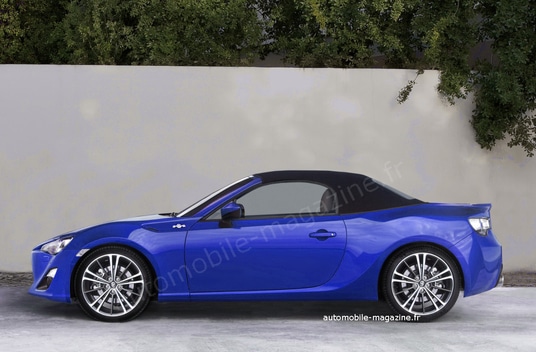 GT 86 cabrio kapalı kumaş tavanlı dijital çalışma