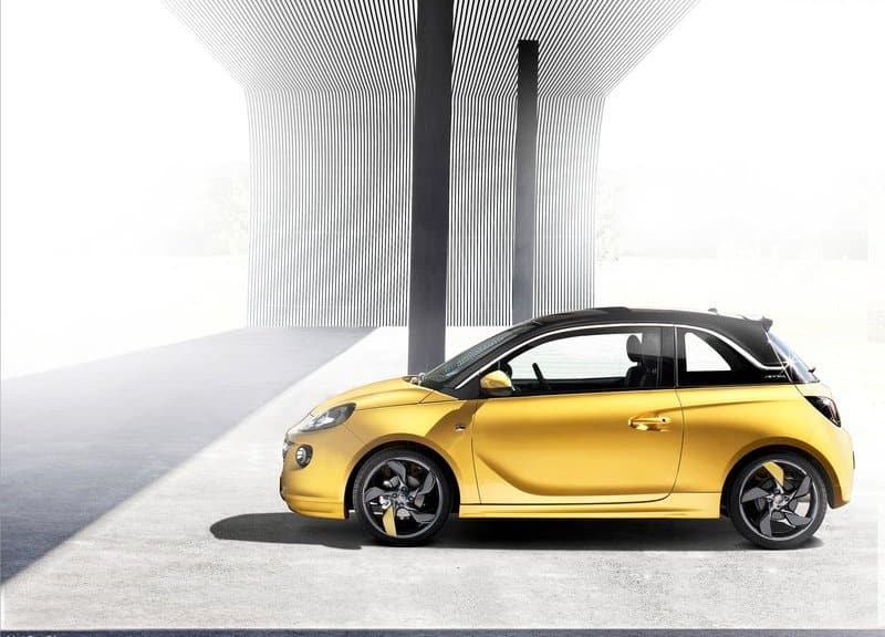 Opel Adam Red And Yellow otomobil arşiv görseli