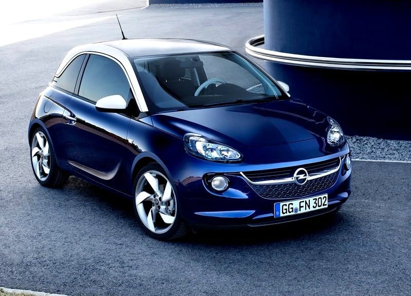 Opel Adam Darkblue otomobil arşiv görseli