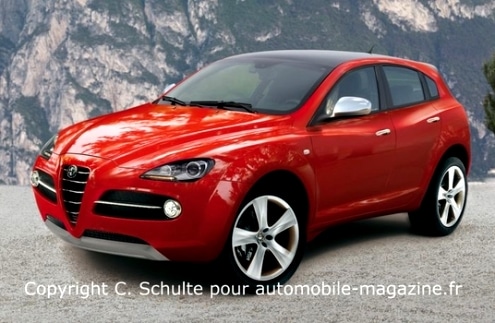 Future Alfa Romeo Crossover Alfa Romeo Cxover otomobil arşiv görseli
