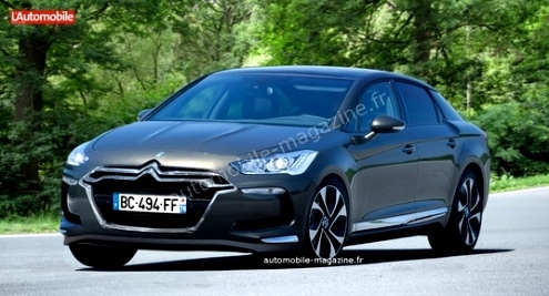 Future Citroën C5 2014 New Citroën C5 Citroën C5 otomobil arşiv görseli
