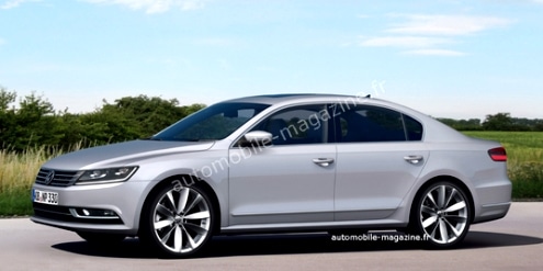 Future VW Passat 2014 Scoop otomobil arşiv görseli