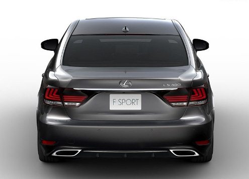 Lexus LS 460 F Sport beyaz gövde yan görünüm