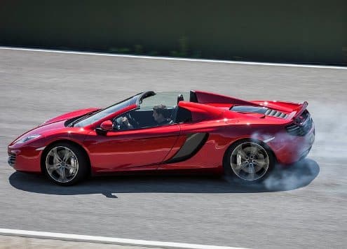 McLaren MP4 12C Spider otomobil arşiv görseli