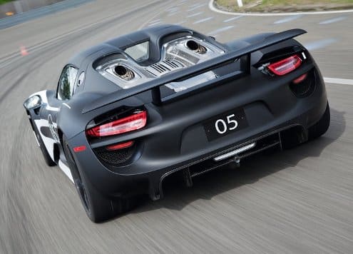 Porsche 918 Spyder otomobil arşiv görseli