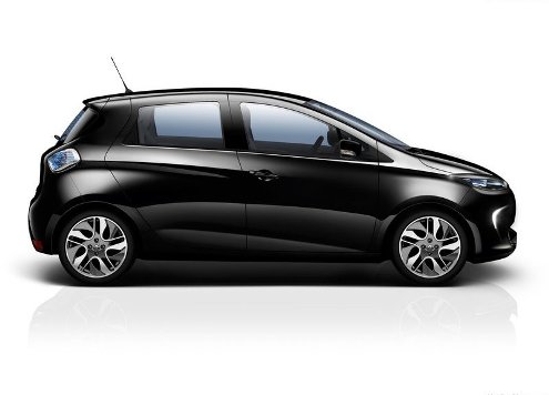 Renault Zoe Electric Car elektrikli otomobil arşiv görseli