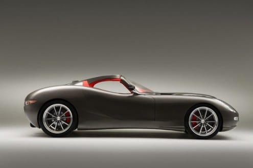 Trident Iceni V8 dizel roadster yan görünüm
