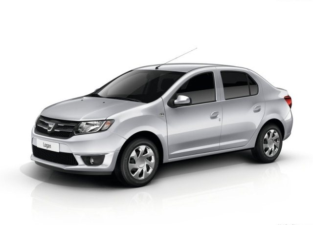 Dacia Logan II önden üç çeyrek görünüm