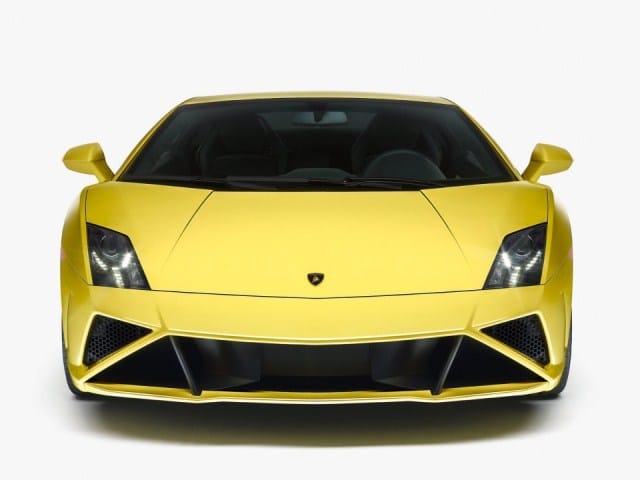 2014 Lamborghini Gallardo Lp 560 4 Yellow otomobil arşiv görseli