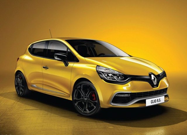 2014 Clio RS 200 Yellow otomobil arşiv görseli