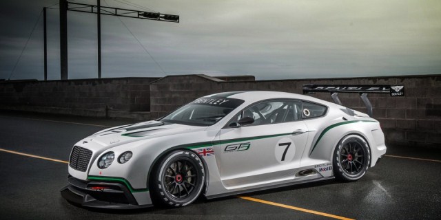 Bentley Continental GT3 konsepti önden görünüm
