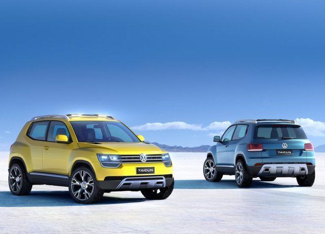 VW Taigun Concept ön üç çeyrek görünümü