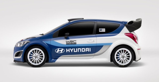 Hyundai i20 WRC konsepti yandan görünüm