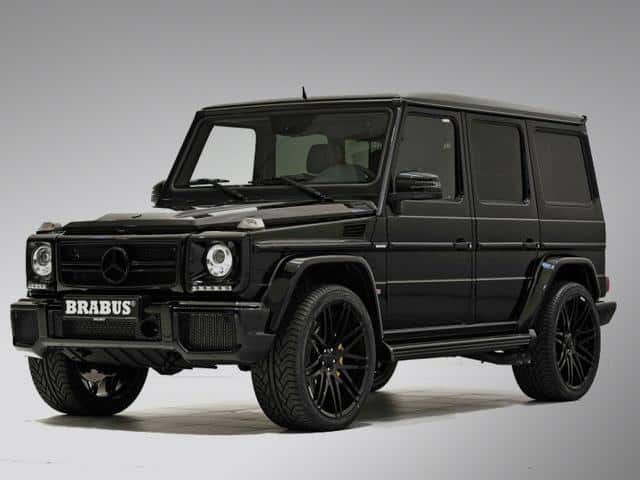 Brabus B63 620 Widestar siyah Mercedes G 63 AMG ön görünümü