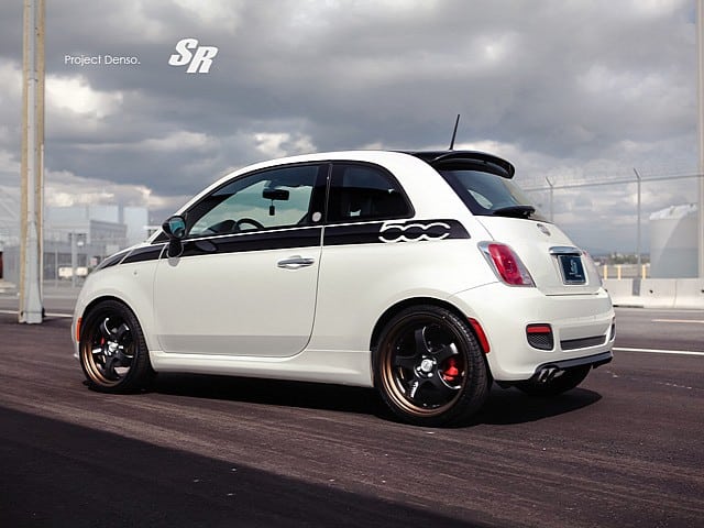 Fiat 500 Project Denso arka üç çeyrek görünümü