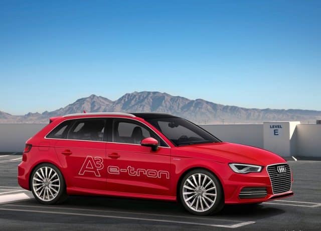 Audi A3 e-tron şarj bağlantısı ayrıntısı