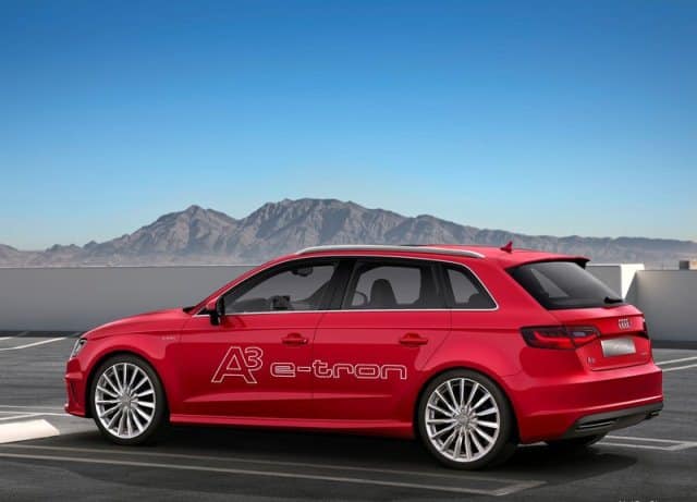 Audi A3 e-tron ön cephe görünümü