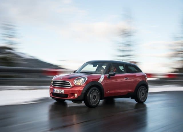 MINI Paceman şehir otomobili görünümü