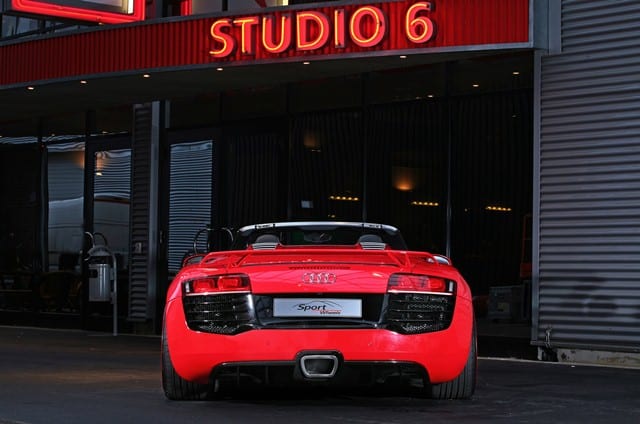 Audi R8 Spyder KW süspansiyonlu gövde duruşu