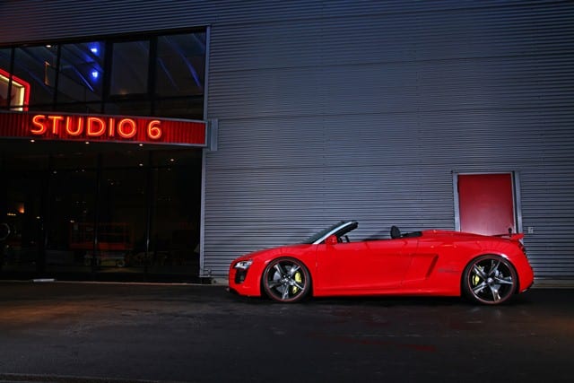 Audi R8 Spyder arka üç çeyrek görünüm