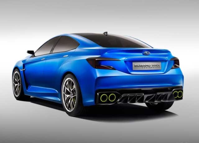 Subaru WRX konsepti arka tasarım